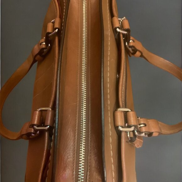 Vintage Coach Hamilton Kelly (2005) 7465” Brown Tan Leather Purse - Picture 7 of 16